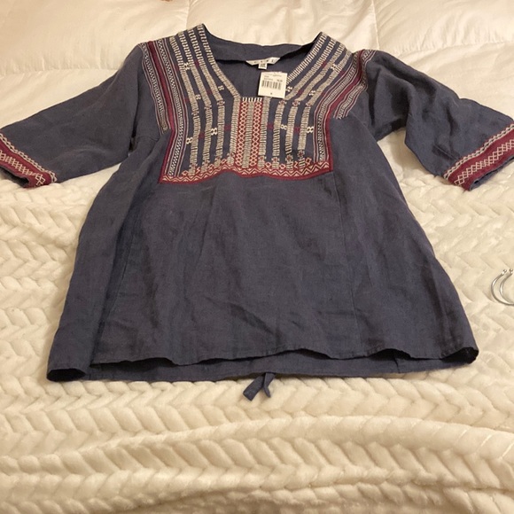 NWT vintage inspired CABI embroidered tunic - Picture 1 of 3